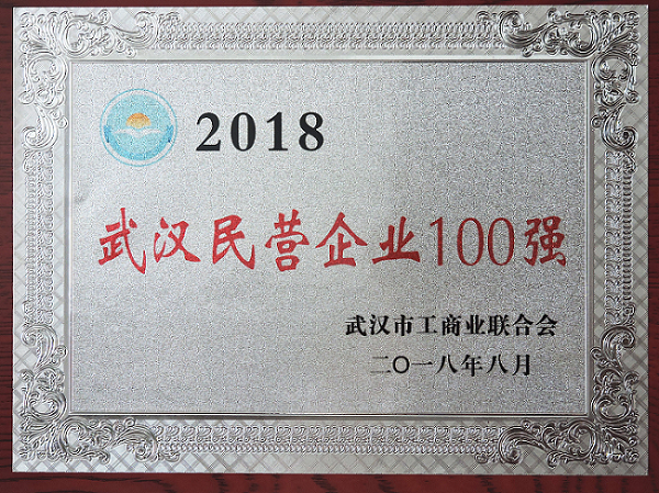 天马建设集团荣列“2018武汉民营企业100强”第50位